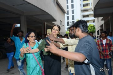 PSV Garuda Vega Movie Team At Bhramaramba Theater